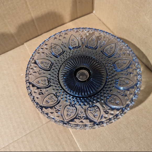 New Anthropologie "Color-Cut" (Blue) Cake Stand - Picture 2 of 3
